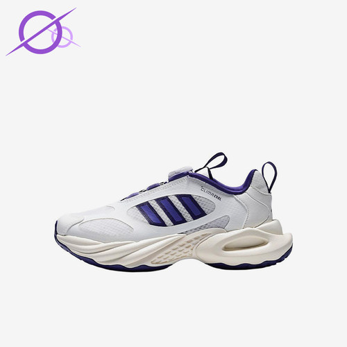 Adidas/阿迪达斯正品三叶草新款男女白紫色鞋跑步鞋LA2381