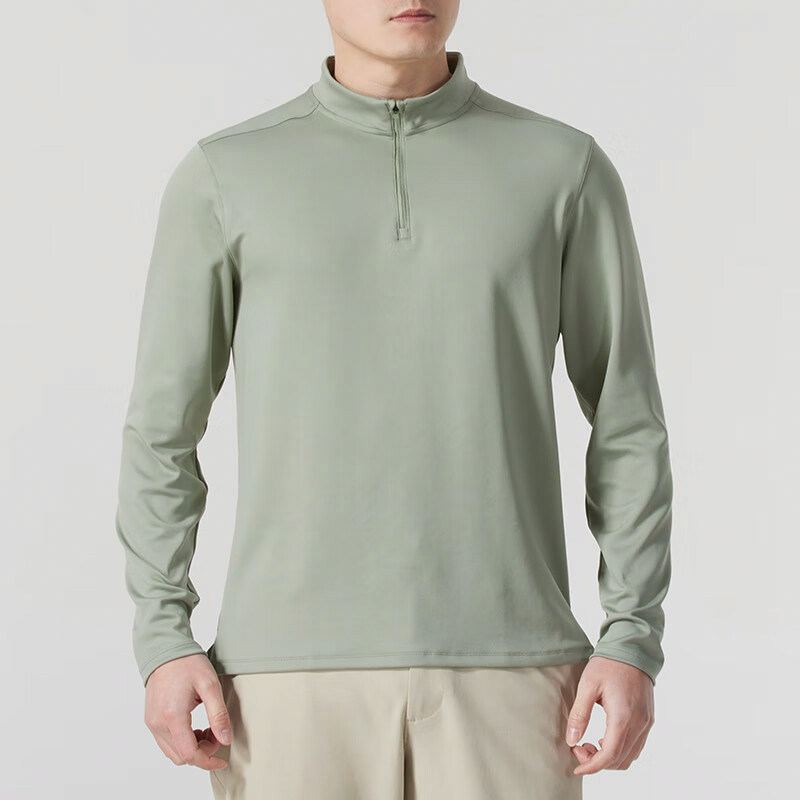 UA/安德玛正品Movement男子运动训练半拉链长袖T恤1387434-505