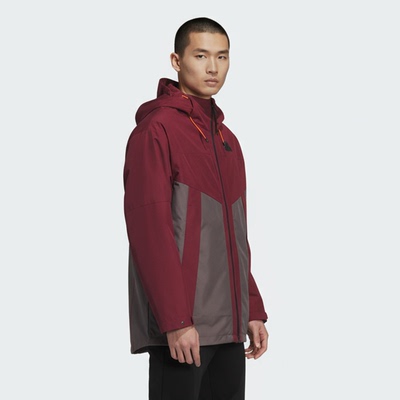 Adidas/阿迪达斯正品春季男士运动休闲连帽夹克外套JE8577