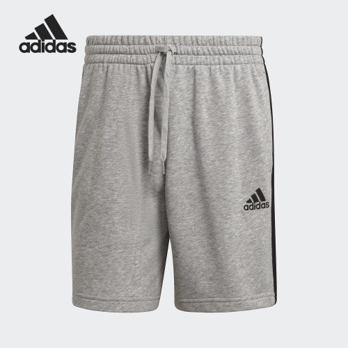 Adidas/阿迪达斯正品新款男士松紧腰直筒经典透气休闲短裤GK9599