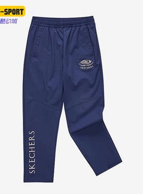 Skechers/斯凯奇正品大英博物馆联名女童梭织长裤运动裤 P222G040