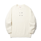 AMBU065 简约保暖亲肤宽松套头编织衫 李宁正品 vital系列男女同款