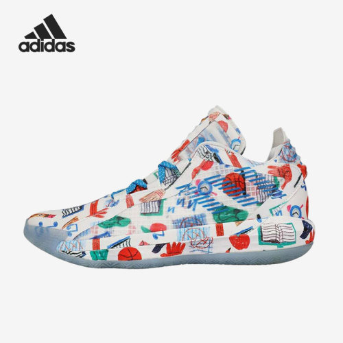 Adidas/阿迪达斯正品男士潮流舒适防滑经典耐磨低帮篮球鞋FX4484