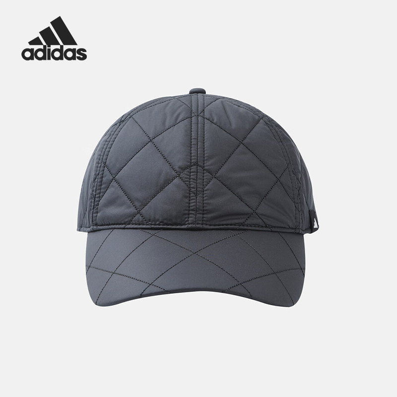 Adidas/阿迪达斯正品新款男女同款黑色出街休闲经典棒球帽IA7502