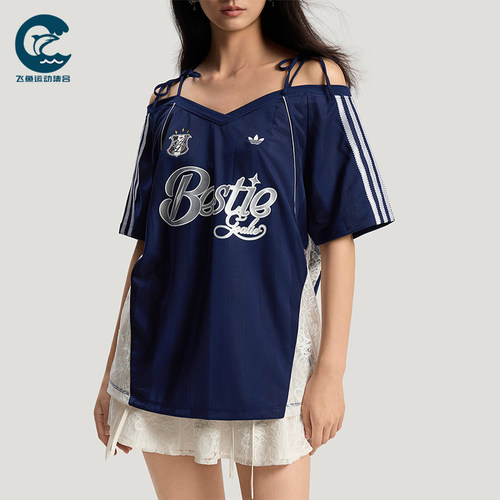 Adidas/阿迪达斯正品三叶草BLKJERSEYW新款女经典短袖T恤KU4756
