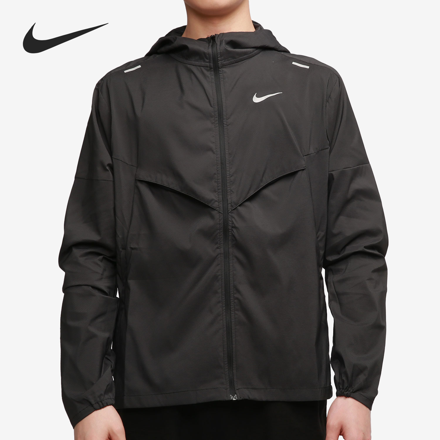 Nike/耐克正品男子舒适梭织连帽拉链运动夹克外套 CZ9071-010