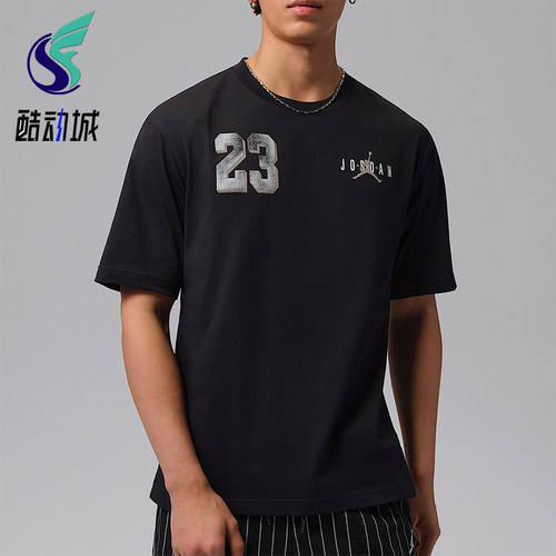 Nike/耐克正品Jordan Brooklyn男士印花舒适短袖T恤IF3128-010