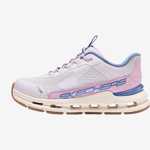 Skechers斯凯奇正品kids大童一脚蹬低帮体考跑步鞋303654L-LTPK
