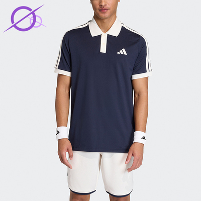 Adidas/阿迪达斯正品夏季男士透气网球针织运动短袖POLO衫KA5899