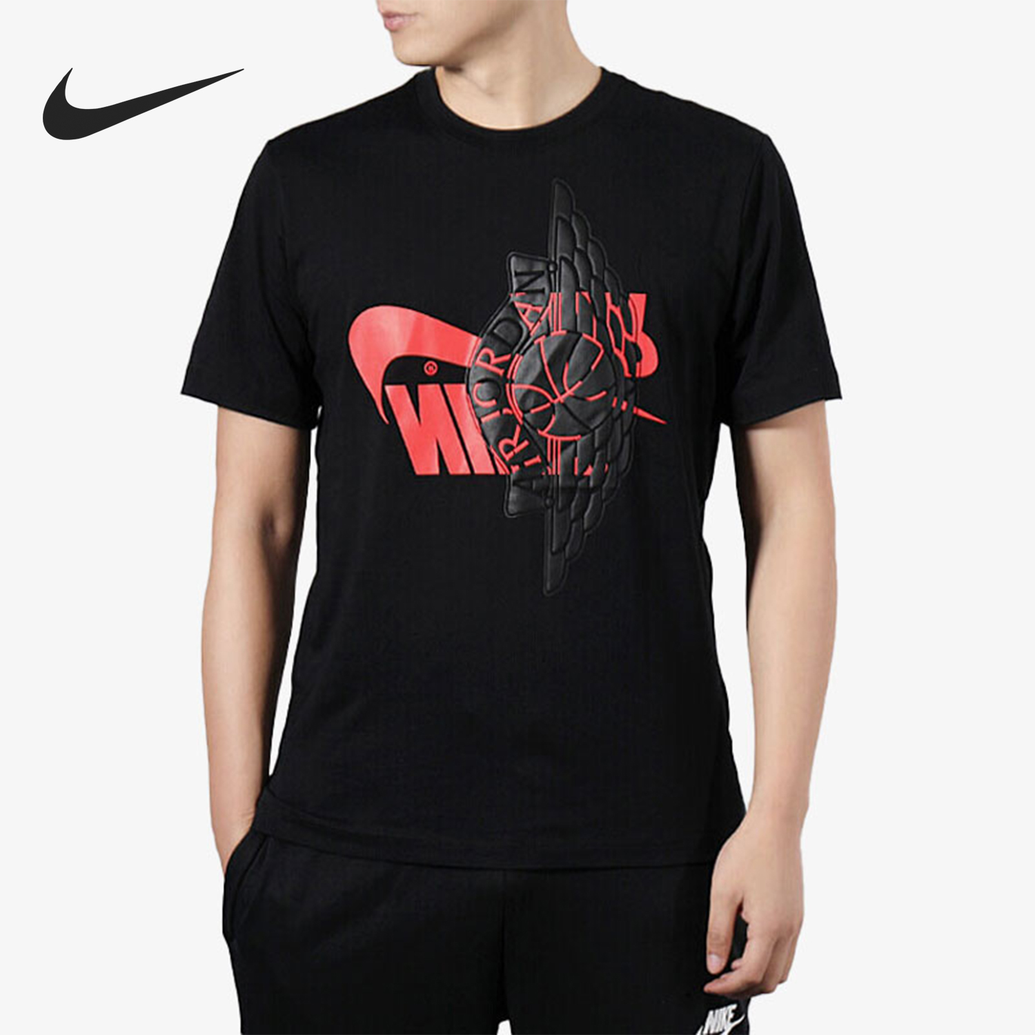 Nike/耐克正品AS FUTURA WINGS TEE男士宽松短袖AO0602-010