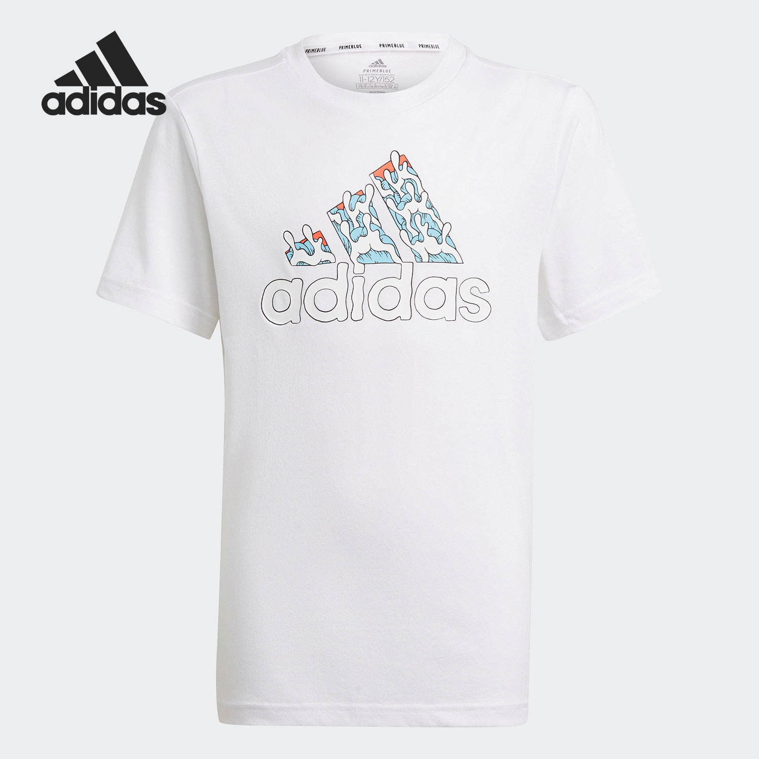 Adidas/阿迪达斯正品大童AARON KAI联名运动短袖T恤 当季GQ1141