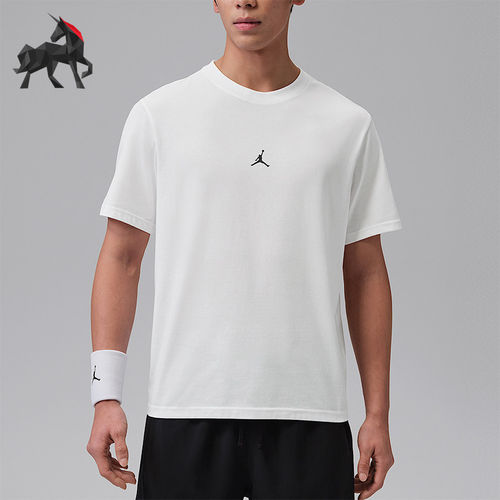 Nike/耐克正品JORDAN男士运动圆领干爽舒适透气短袖T恤IB6758-100