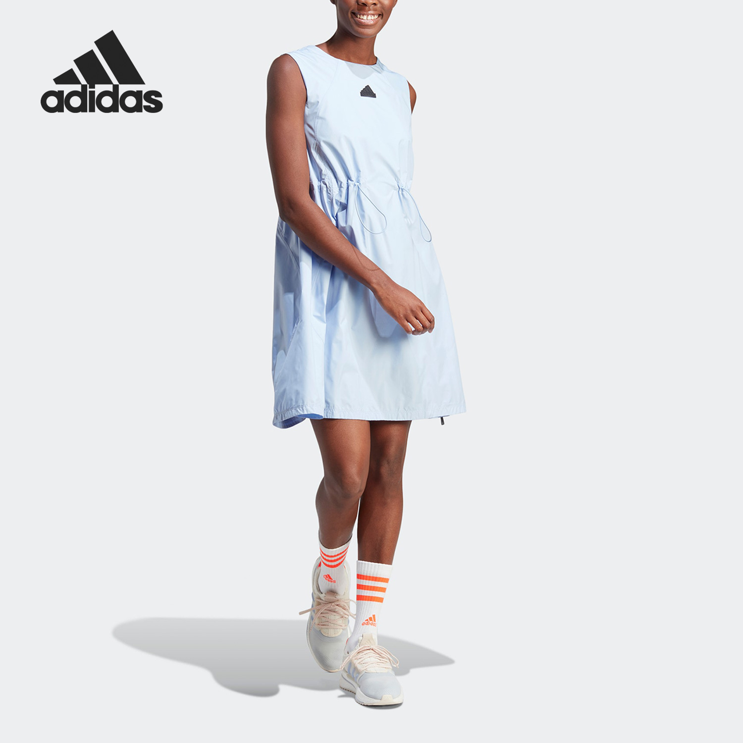 Adidas/阿迪达斯正品W ESC DRESS运动女子无袖连衣裙IC0275