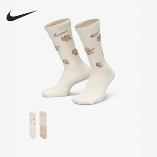 FN9136 Nike 男女针织耐磨休闲运动袜两双装 春季 900 耐克正品