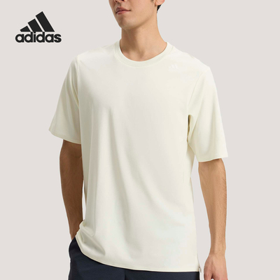 Adidas/阿迪达斯正品COTTON T-SHIRT男士运动经典短袖T恤KG0825
