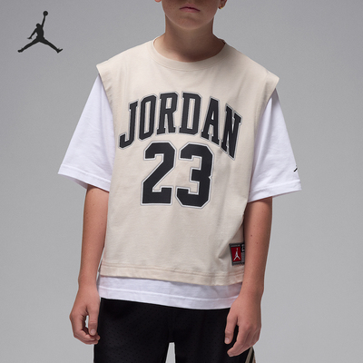 Nike/耐克正品JORDAN大童时尚户外耐穿运动短袖IQ5330-104