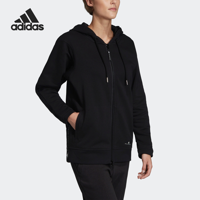 Adidas/阿迪达斯正品ESS HOODIE女士运动休闲外套EA2543