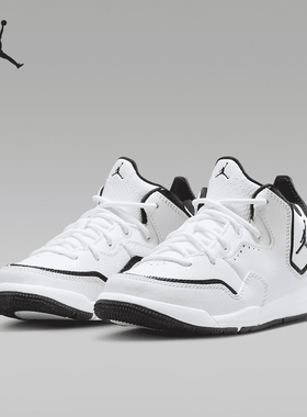 Nike/耐克正品JORDAN小童经典中帮耐磨运动篮球鞋AQ7734-100