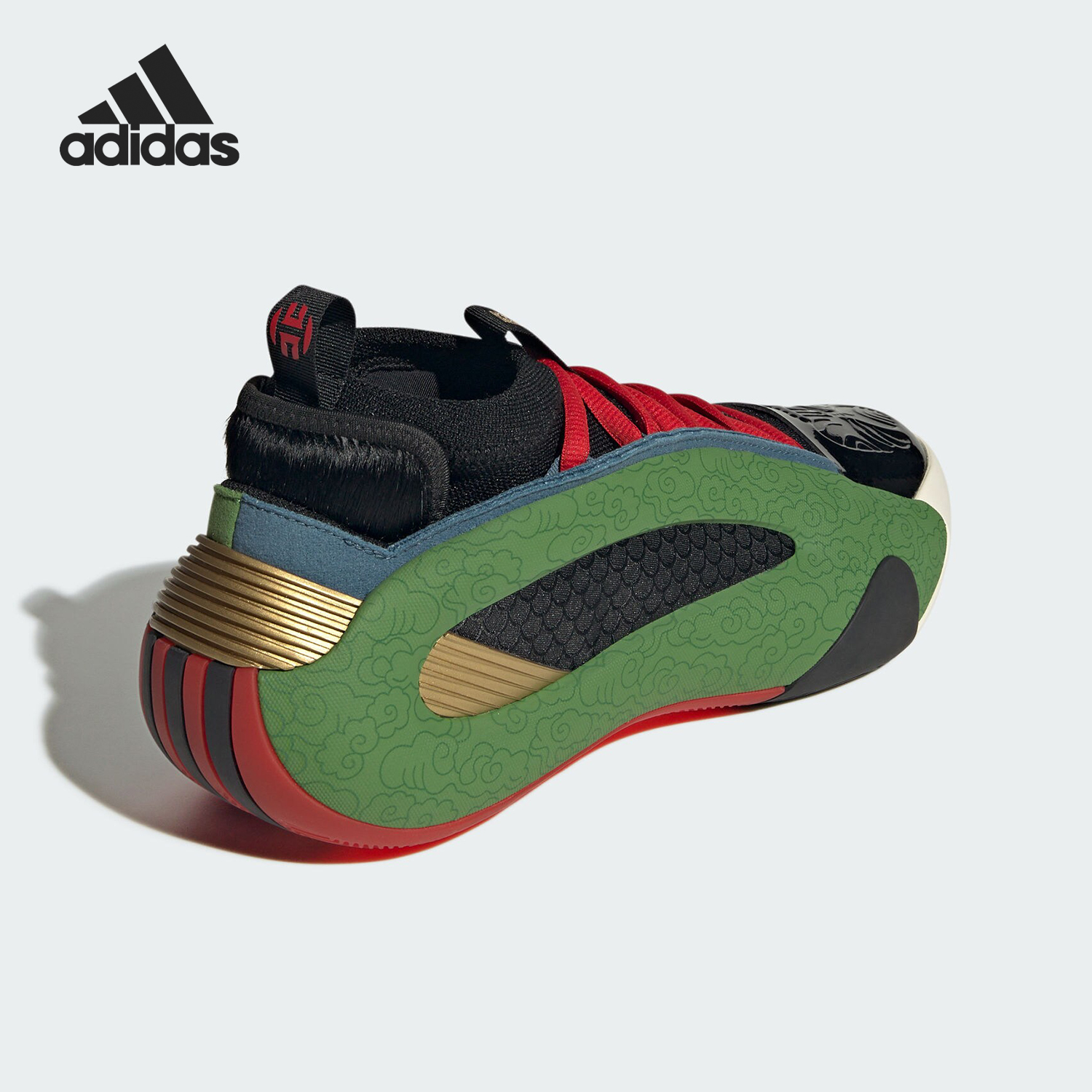 Adidas/阿迪达斯正品Harden Vol.8男士时尚中帮篮球鞋JR8082