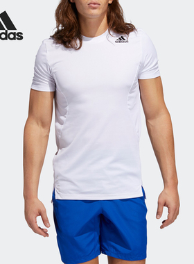 Adidas/阿迪达斯正品秋季新款男子训练运动短袖T恤 GL7297