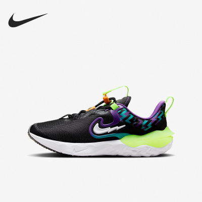 Nike/耐克正品Run Flow SE GS大童女子运动跑步鞋DZ4490-001