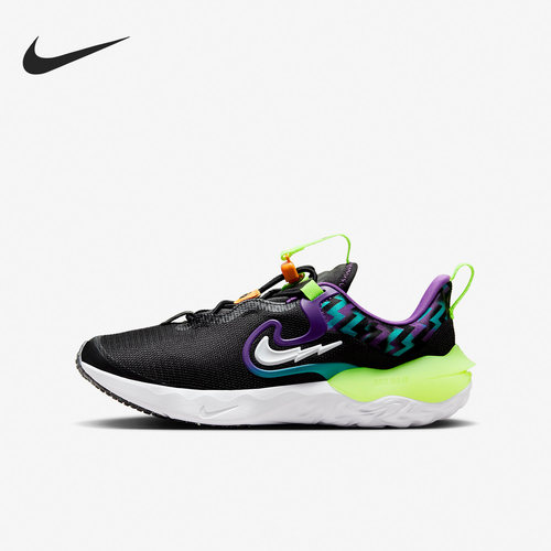 Nike/耐克正品Run Flow SE GS大童女子运动跑步鞋DZ4490-001