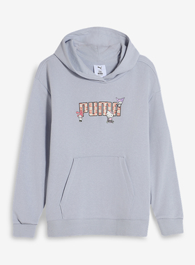 Puma/彪马正品HELLO KITTY儿童休闲经典运动宽松卫衣630063-47