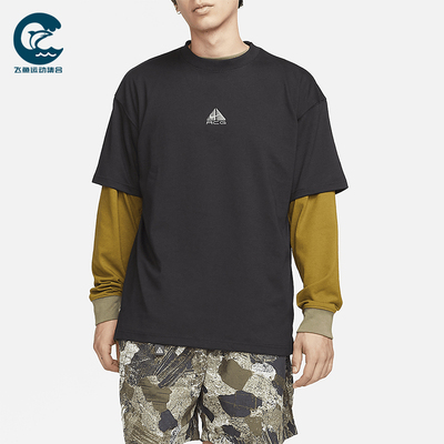 Nike/耐克正品ACG系列男士透气圆领刺绣图案短袖T恤DQ1815-011