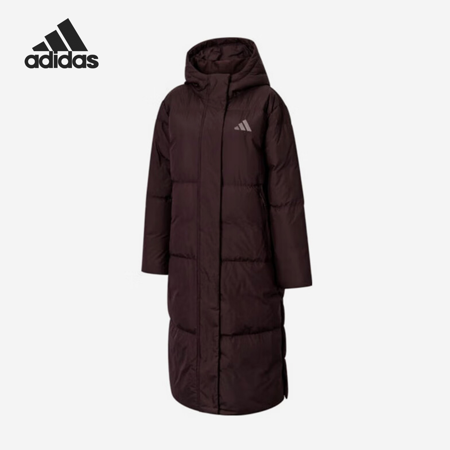 Adidas/阿迪达斯正品当季新款女士长款保暖羽绒服JV6198
