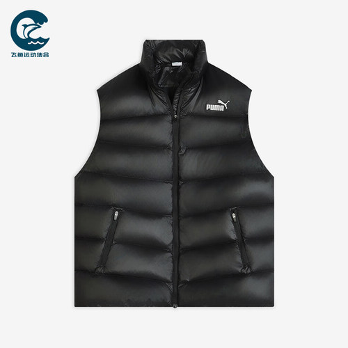 Puma/彪马正品儿童经典运动防泼水立领拉链羽绒马甲950596-04
