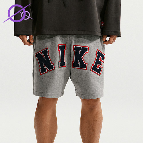 Nike/耐克正品Life男士宽松松紧腰印花运动短裤IF2236-063