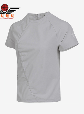 Adidas/阿迪达斯正品新款女浅灰色训练轻盈经典透气短袖T恤KG7127