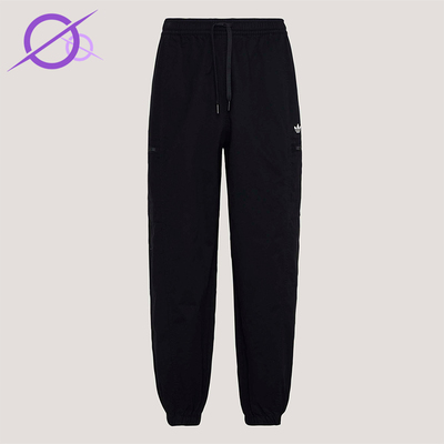 Adidas/阿迪达斯正品三叶草男士系带经典亲肤梭织运动裤KY5771