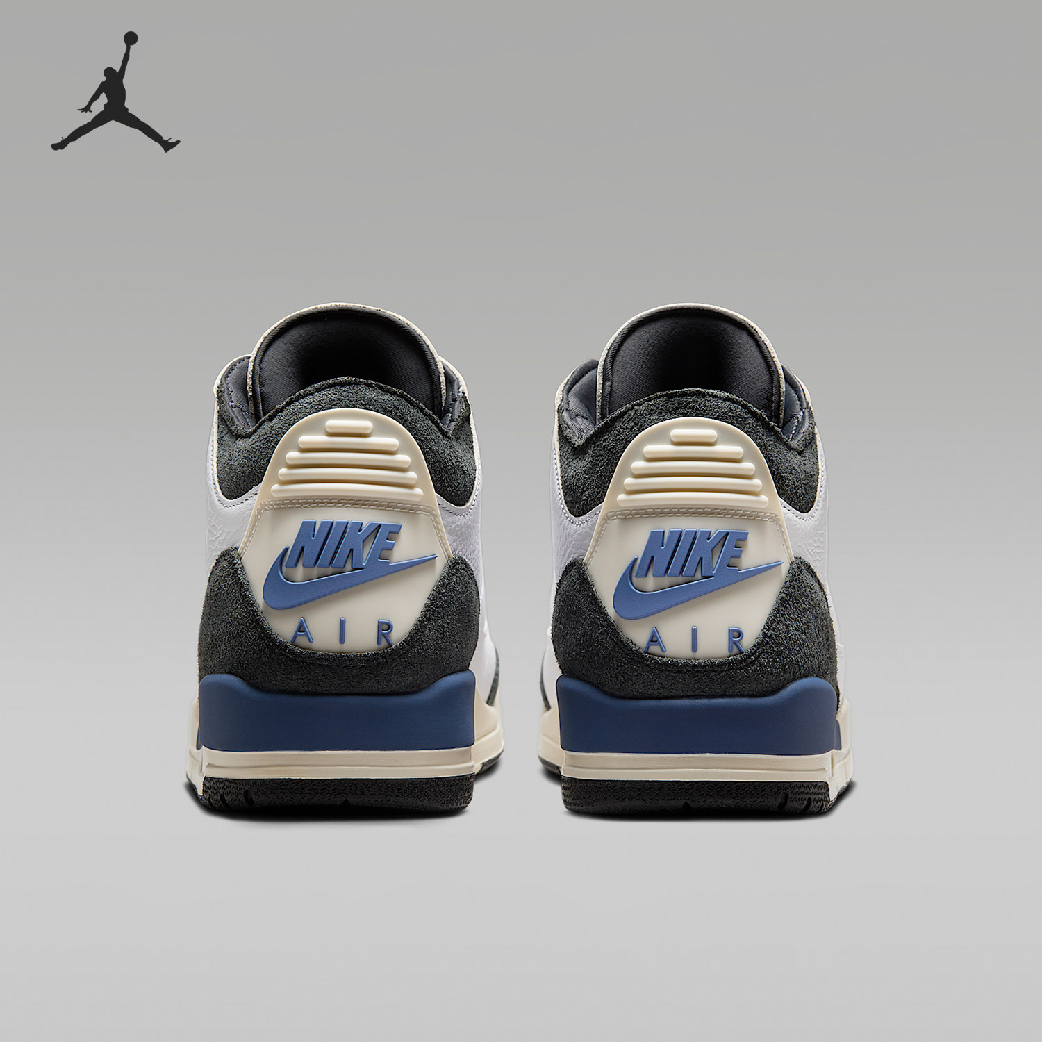 Nike/耐克正品JORDAN男士气垫缓震中帮运动篮球鞋HV8571-100