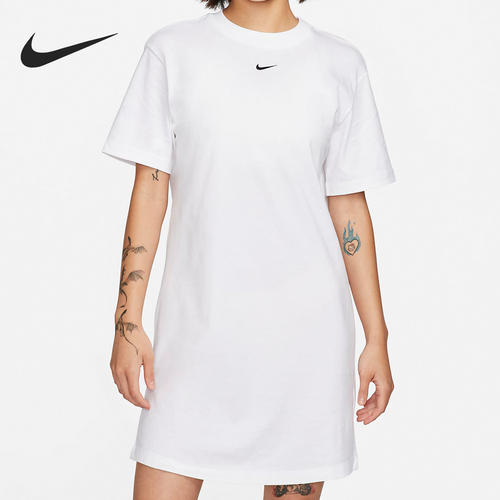 Nike/耐克正品新款女子运动透气休闲简约连衣裙DV7883-100