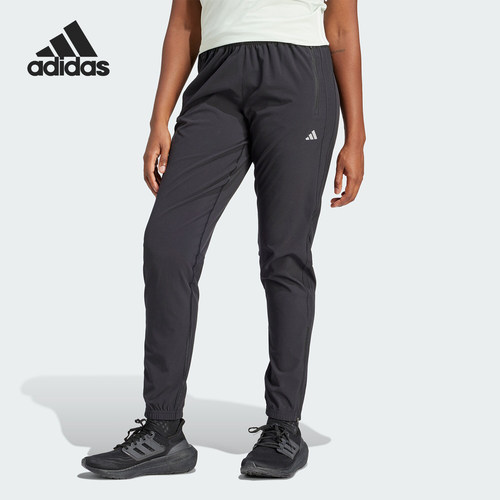 Adidas阿迪达斯女士跑步梭织裤