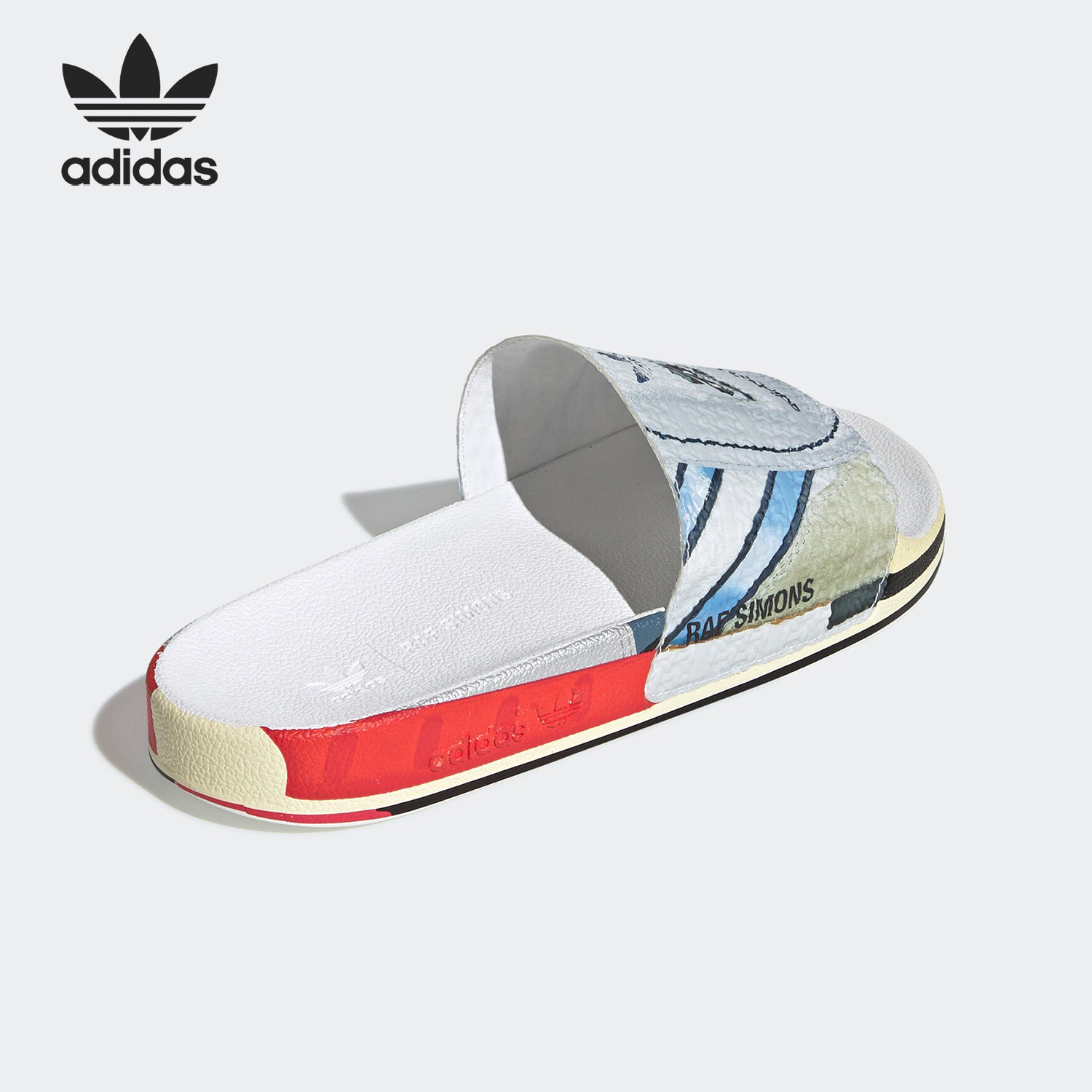Adidas/阿迪达斯正品三叶草男士复古防滑轻便运动拖鞋EE7955,运动鞋new,运动拖鞋,淘宝优惠券,粉丝福利购,淘宝优惠卷