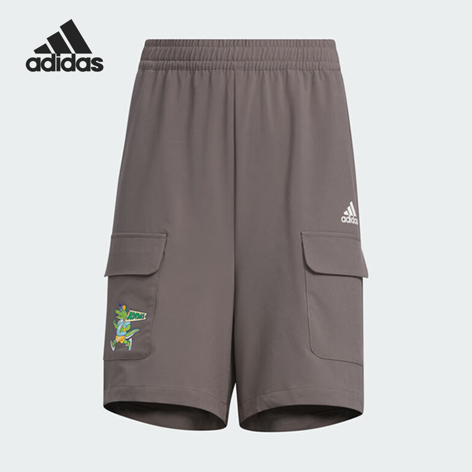 Adidas/阿迪达斯正品当季新款儿童夏季宽松梭织短裤JJ4141