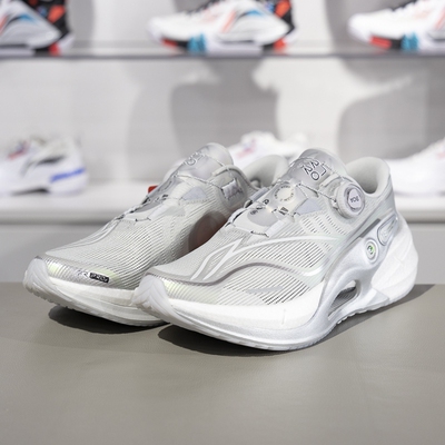 李宁正品烈骏7 PRO V2男子反光䨻丝回弹耐磨运动跑步鞋ARZU001-14