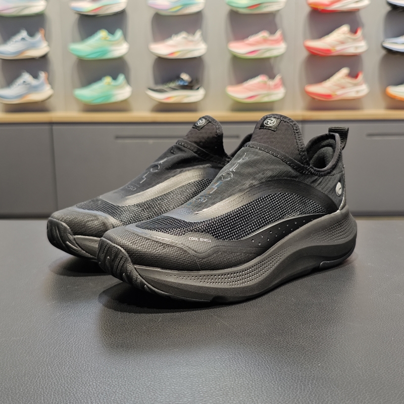 李宁正品SOFT GO男子柔软经典潮流耐磨运动透气休闲鞋AGLU105-1