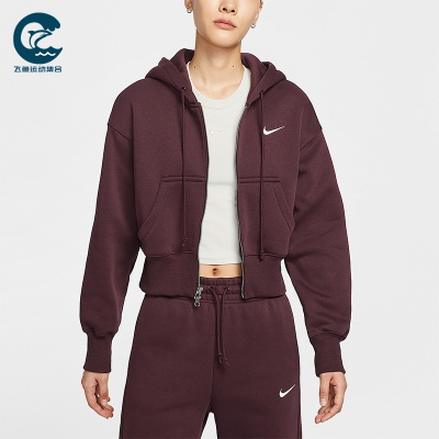 Nike/耐克正品秋冬女士运动加绒复古潮流休闲夹克外套HV2427-652