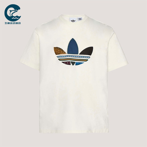 Adidas/阿迪达斯正品三叶草男士运动松弛感宽松轻盈短袖T恤KW5670