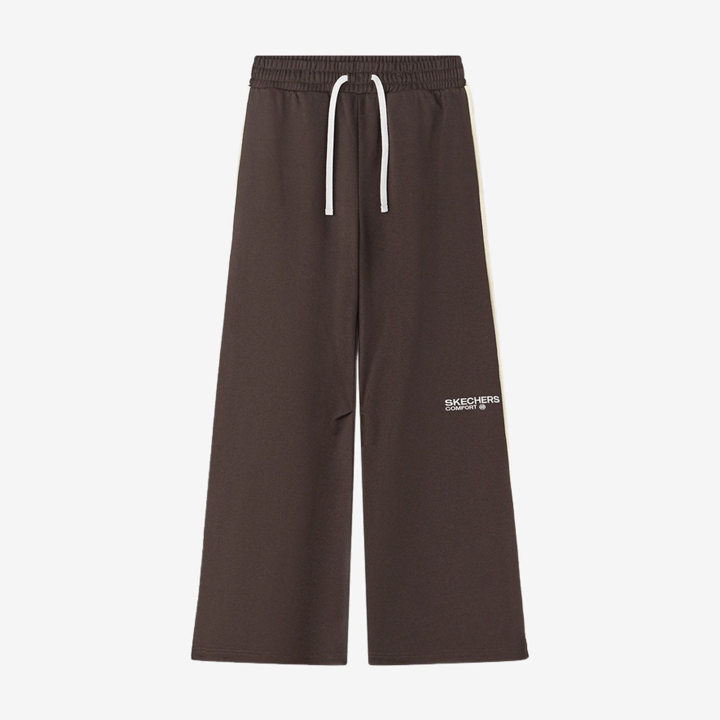 Skechers斯凯奇正品男款弹力抽绳拼接保暖运动裤L325M085-05U5