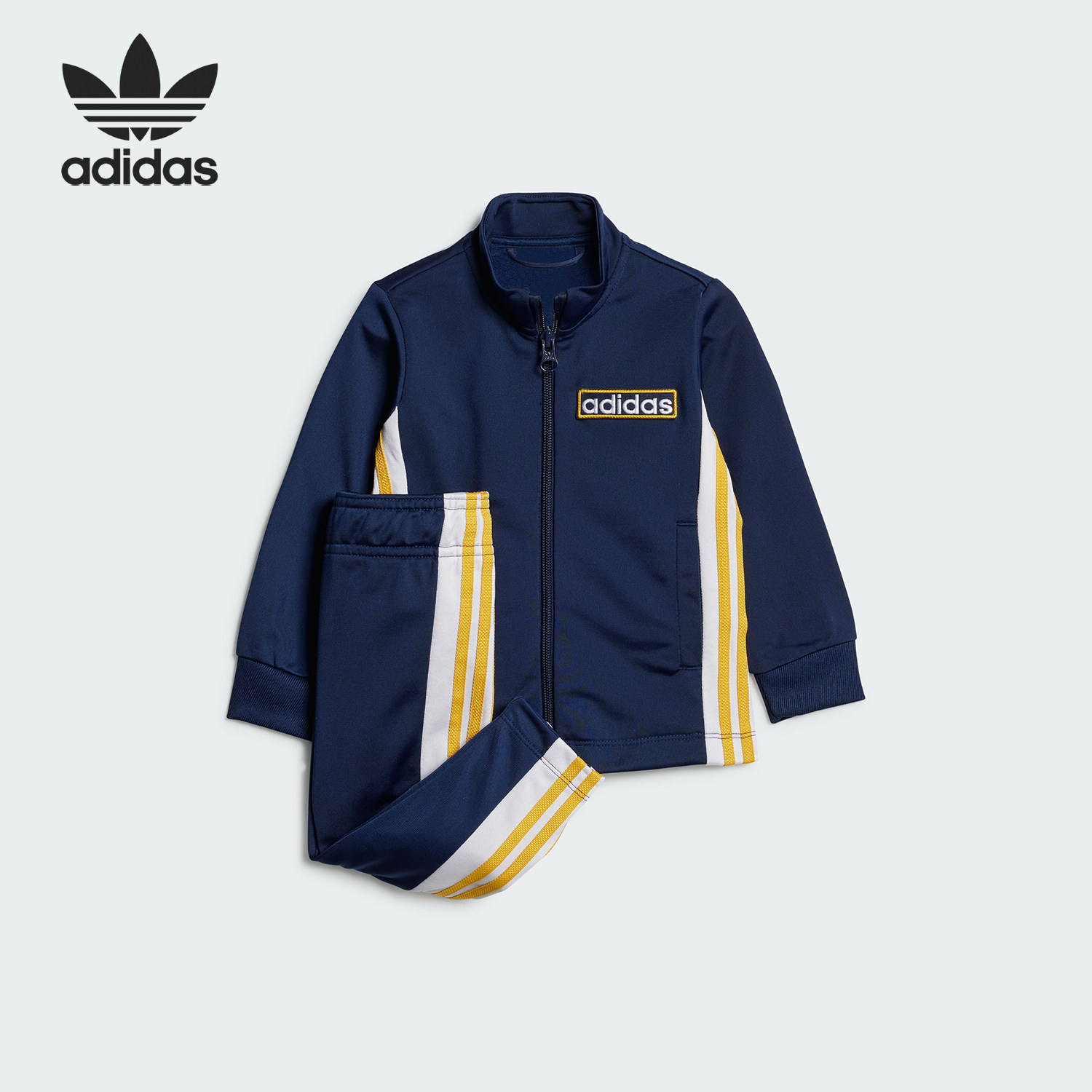 Adidas/阿迪达斯正品 TRACKSUIT 婴童针织运动长袖套装IN2101,童装/婴儿装/亲子装,套装,淘宝优惠券,粉丝福利购,淘宝优惠卷