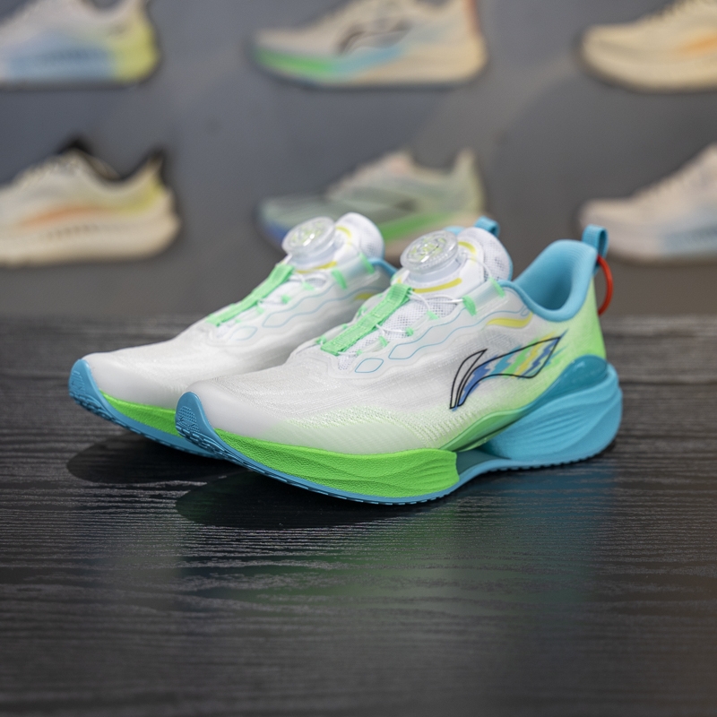 李宁正品超轻22男女大童防滑减震耐磨透气低帮跑步鞋YKFV042-41