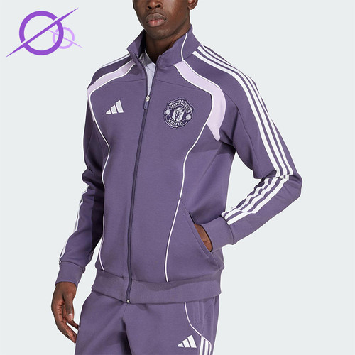 Adidas/阿迪达斯正品2025秋季款男士运动足球针织立领外套JN2827
