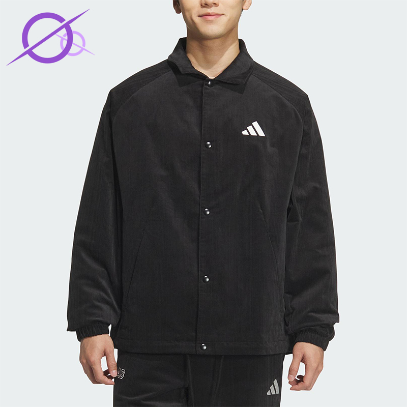 Adidas/阿迪达斯正品GFX JACKET男士运动翻领宽松休闲外套KR0217