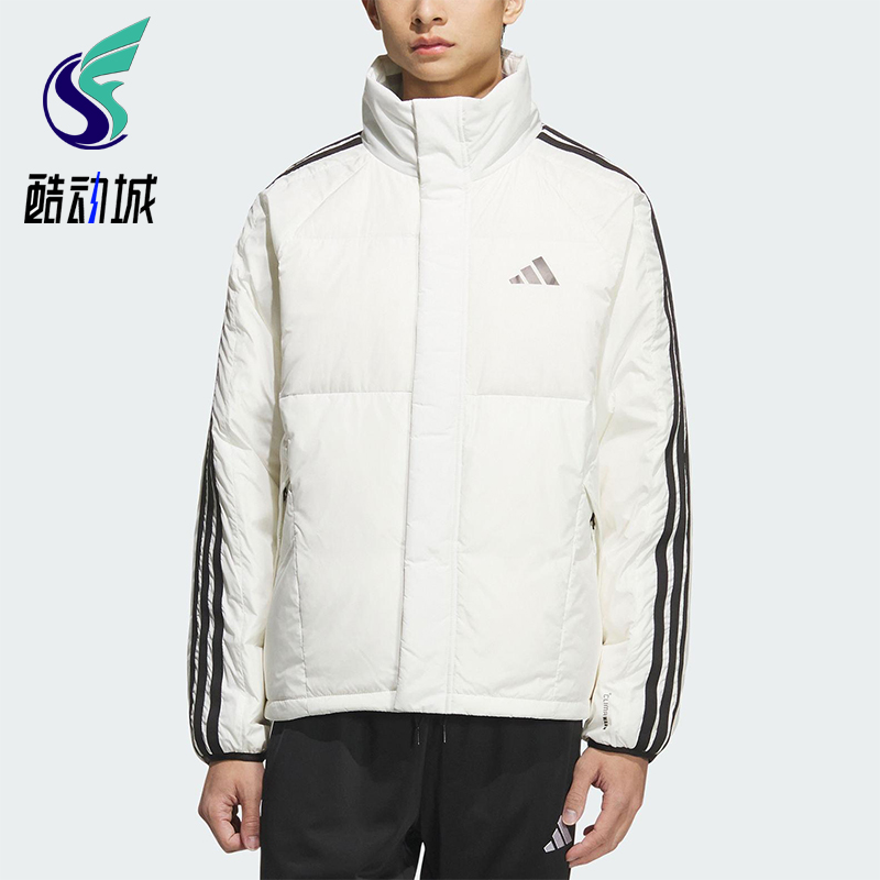 Adidas/阿迪达斯正品2025冬季款男士运动保暖立领羽绒服KC2489