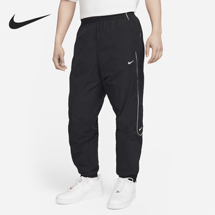 耐克正品 FB8621 Solo 梭织顺滑反光条长裤 010 Swoosh男士 Nike