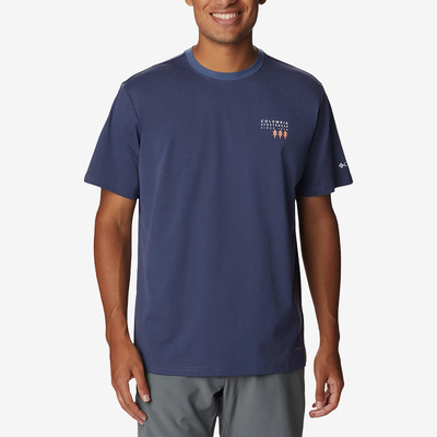 哥伦比亚男子透气休闲速干T恤